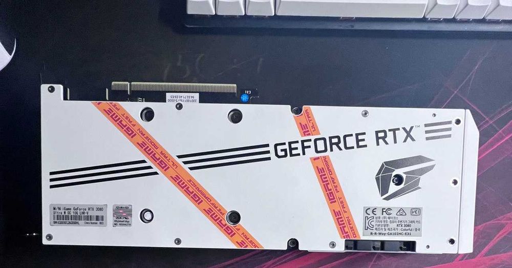 Colorful iGame GeForce RTX 3080 ГАРАНТИЯ производителя до 23.11.2025