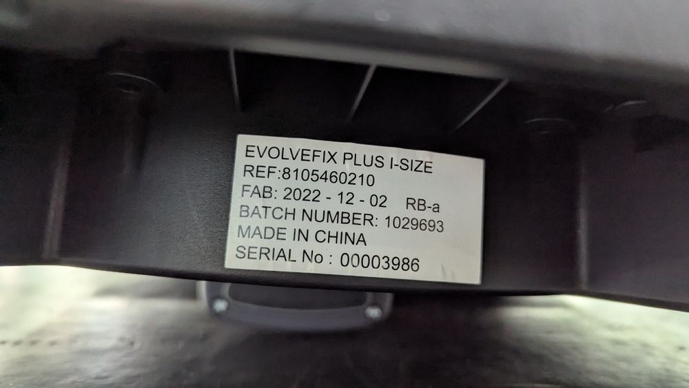 Cadeira bebe isofix bebeconfort evolvefix