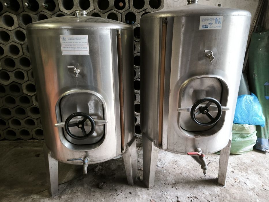 2x cubas inox de 250L