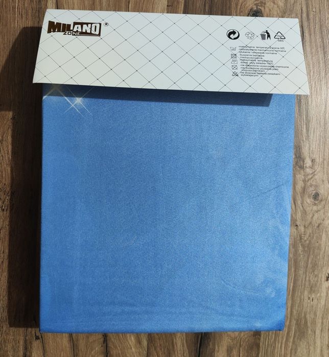 Komplet Pościeli Niebieska w Kwiaty 160x200cm, 4 częściowa