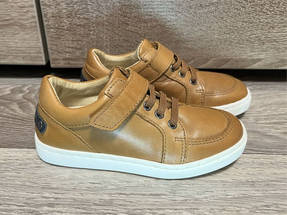 Шкіряні кросівки, низькі кеди, мокасини Jacadi, 27 розмір, 17 см