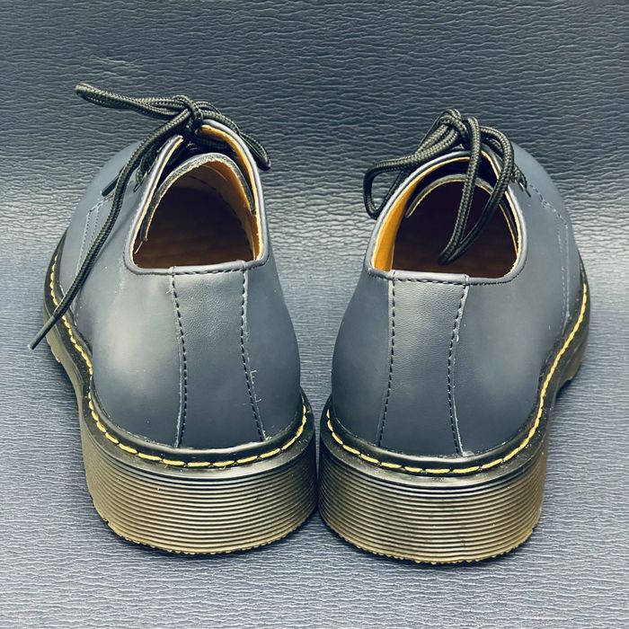 Glany oksfordki półbuty niebieskie martensy unisex