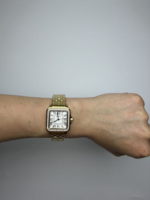 Invicta 48995, жіночий годинник з золотистим браслетом, інвікта квадратні