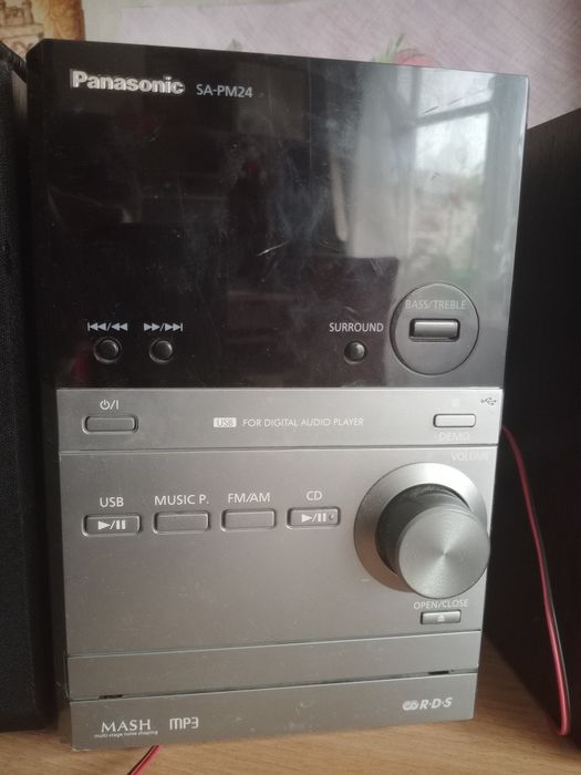 Музичний центр Panasonic SC-PM24 (SA-PM24) з USB та AUX / Повністю робочий