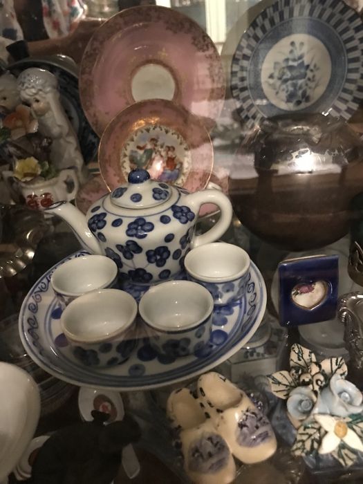 Caixas de musica, Castiçal em metal e outros