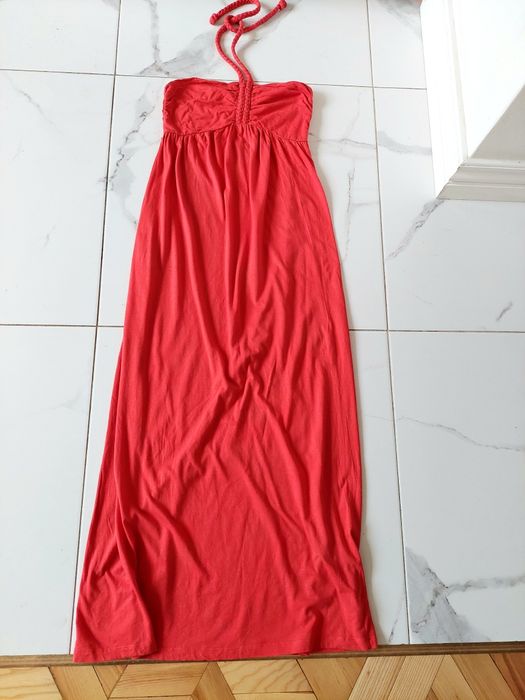 Sukienka dzianinowa maxi bawełna na lato Atmosphere rozm. M-L