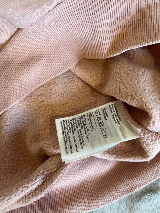 Bluza pudrowo różowa z kapturem