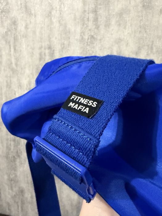 Сумка спортивна синя Fitness mafia