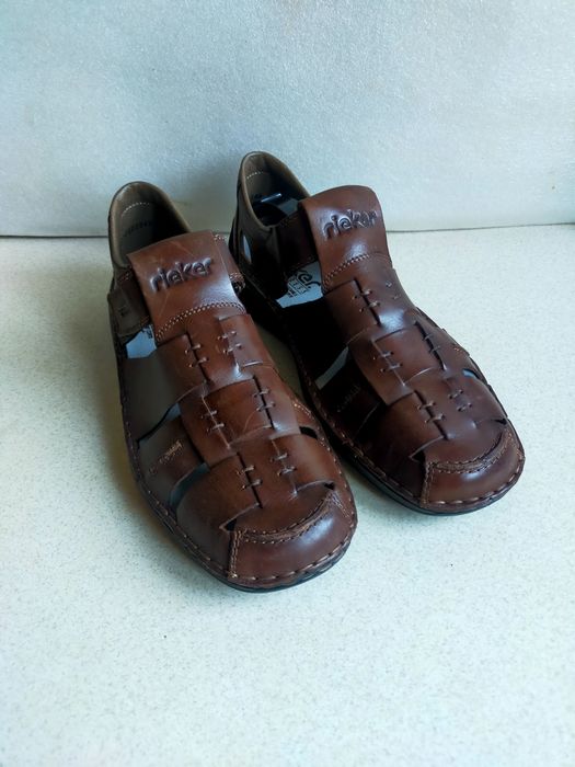 Buty Sandały półbuty Rieker 42 skórzane