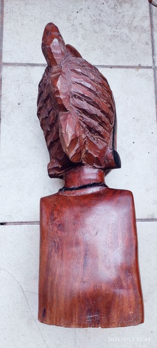 Figura Rzeźba Popiersie kobiety Afryka