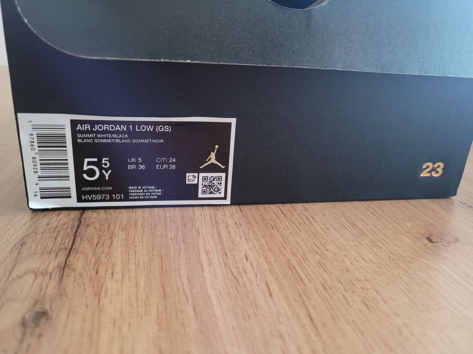 Buty Air Jordan 1 Low (GS) + pudelko