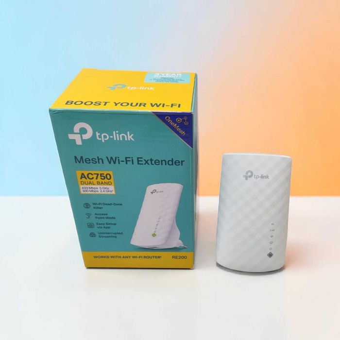 Wzmacniacz Sieci Tp-link RE200 2.4 / 5 Ghz, Wi-fi 5 (802.11 B/G/N/AC)