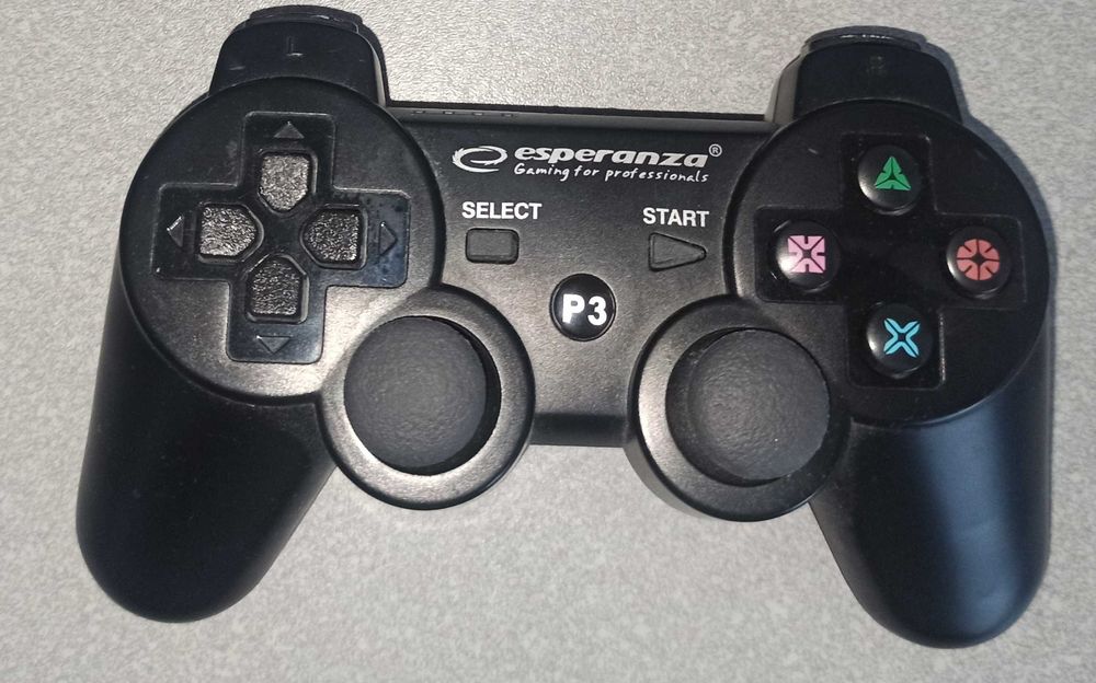 DWIE SZTUKI PAD bezprzedowody PS3 DualShock plus kabelek (tanio!)
