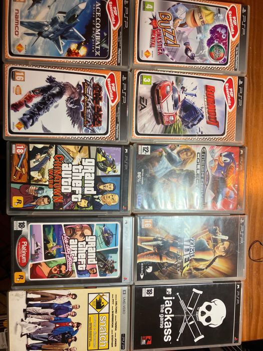 Coleção 10 Jogos PSP