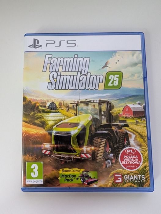 Farming Simulator 25 PS5 stan idealny