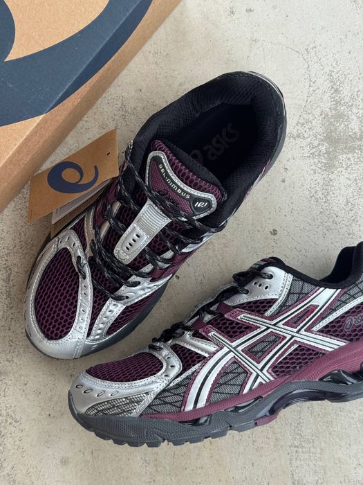 Найкраща Якість! Кросівки Asics Gel-Nimbus 10.1 Beniimo Purple Pure Silver•Асікс Німбус(бордові),asics gel,асікс гель