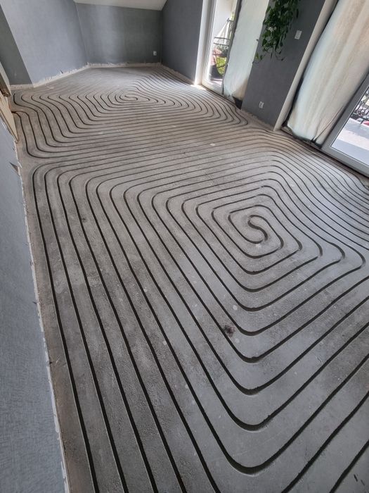 Frezowanie pod ogrzewanie podłogowe