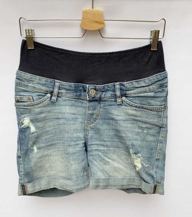 Spodenki Dziury H&M Mama Przetarcia XS Jeans