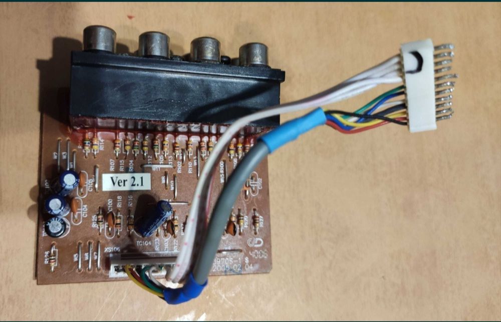 Сабвуфер ВВК 5.1 все запчасти TFA9843J, PT2322-S, F4558P-E1