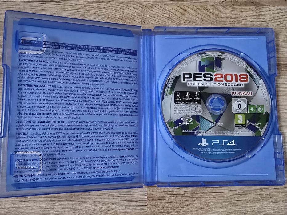 диск Pro Evolution Soccer 2018 PREMIUM EDITION  на ps4, вживаний