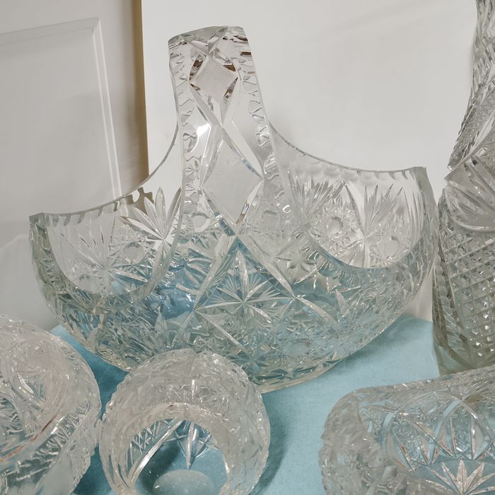 Szkło kryształ porcelana PRL