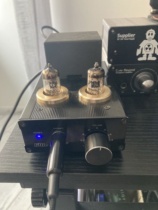 Kit headphones + amplificador