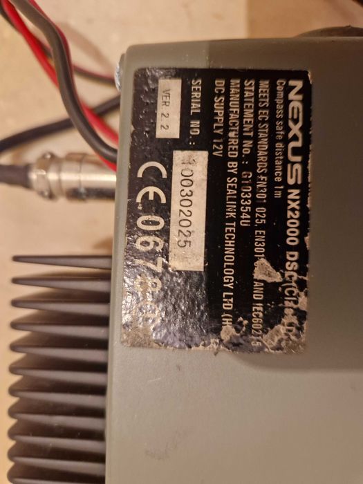 Rádio VHF marítimo Nexus NX2000 funcional