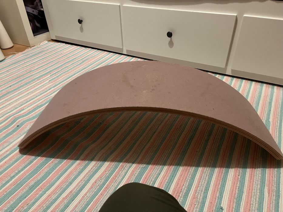 Wobbel starter com feltro rosa de lã natural