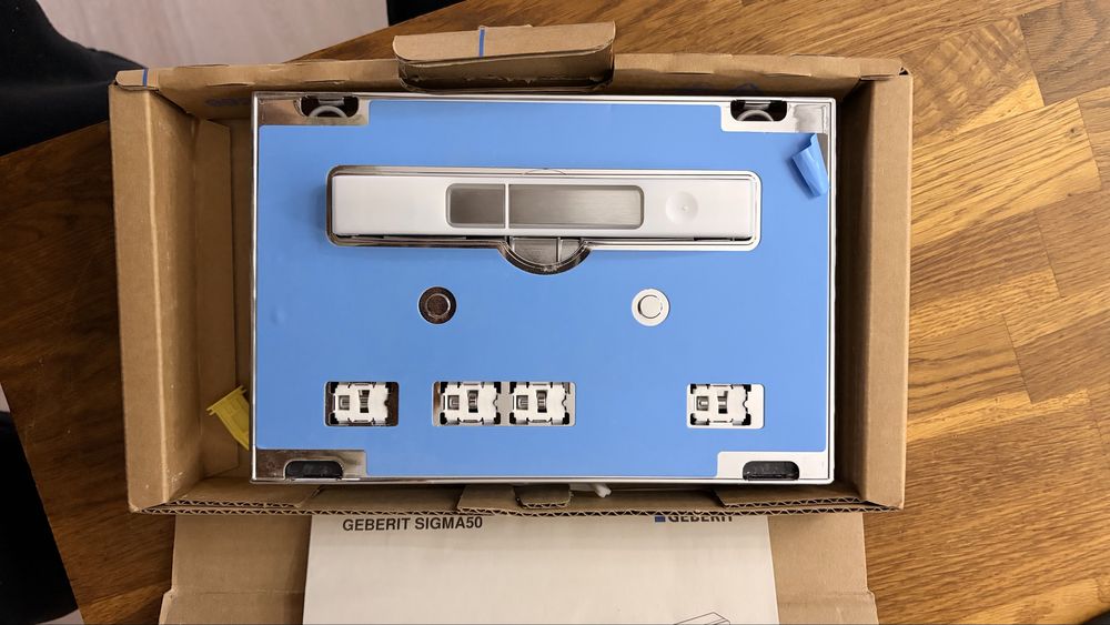 Przycisk Geberit Sigma NOWY Metal Chrom przycisk do WC spłuczka