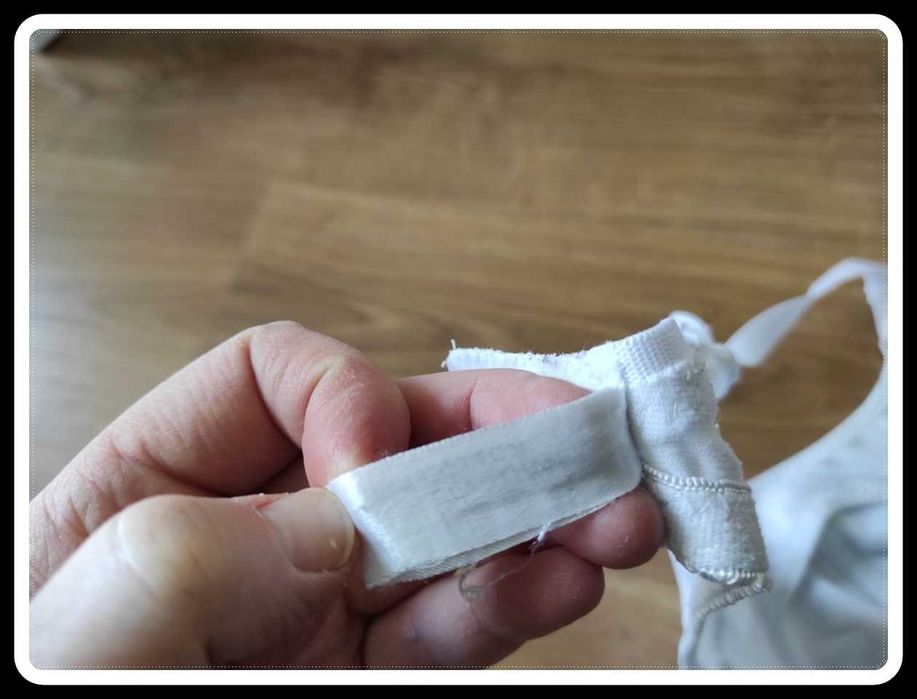 Biały biustonosz do karmienia odpinane miseczki ok 90 B-C