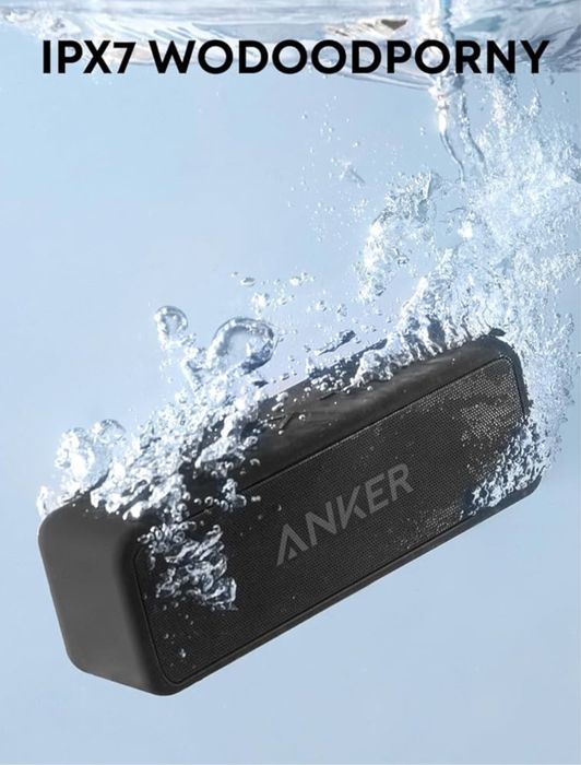 Super głośnik bezprzewodowu Bluetooth SoundCore 2 Anker, nowy