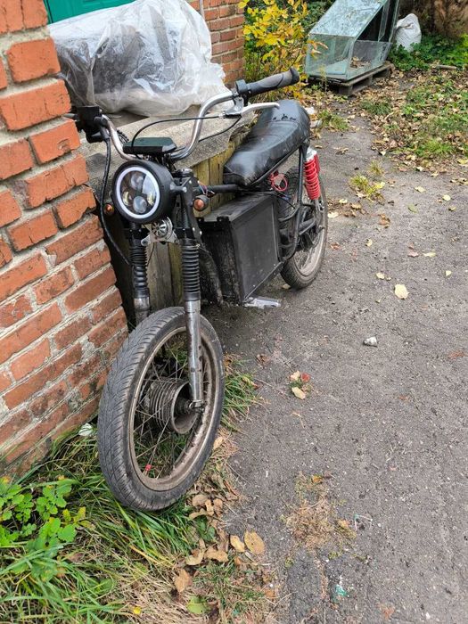 Електробайк на базі Мінськ 125 (4кВт АКБ, 3 кВт прямоприводний мотор)