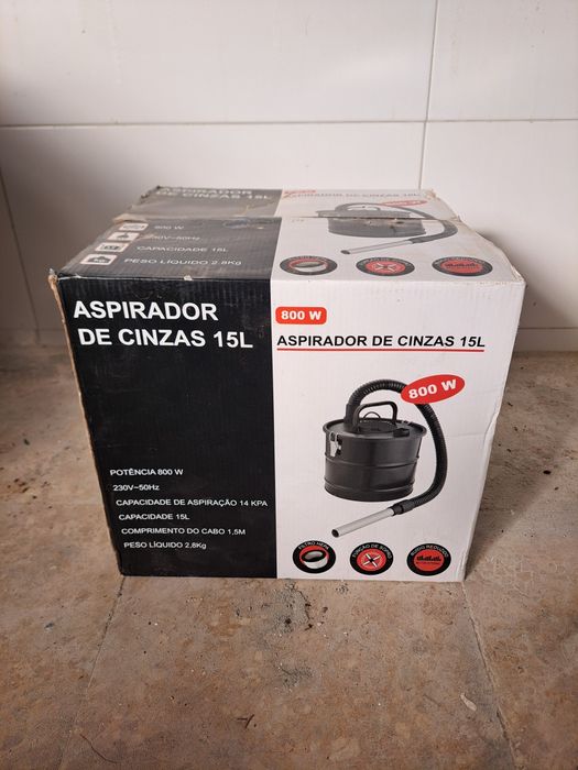 Aspirador de cinzas 15l