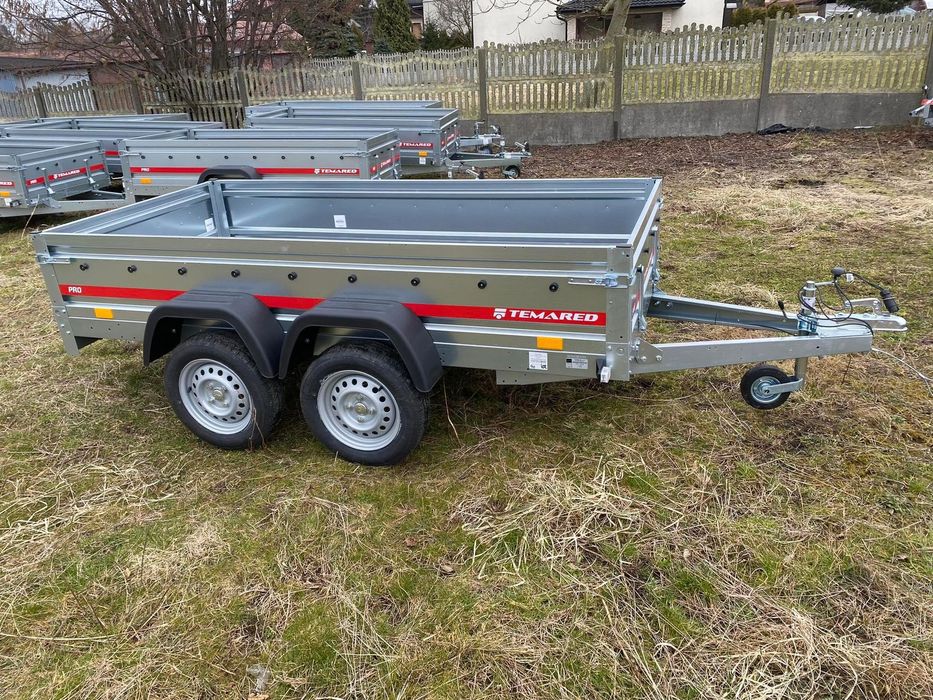 Temared Pro 2615/2  Przyczepa Lekka Dwuosiowa 264X150x40 Na Kat.