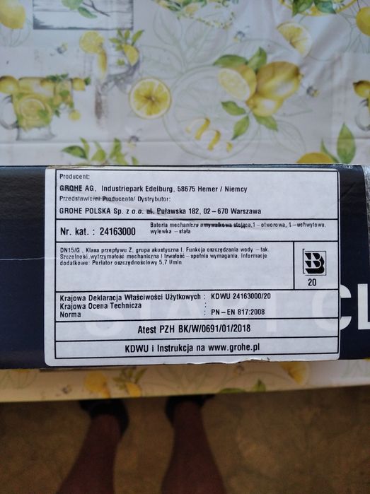 Bateria umywalkowa