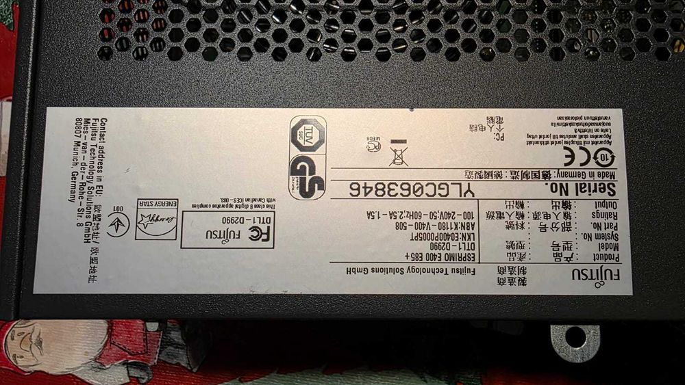 Computador Fujitsu Pentium G860 3 GHZ 4GB