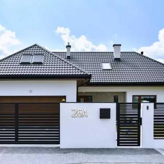 CYFRY NA DOM wycinane numer domu 3D tabliczka adresowa duże 20CM