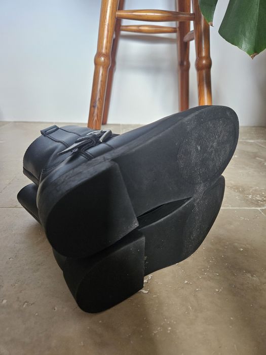 Buty kozaki oficerki skórzane Mango rozmiar 31 dla dziewczynki