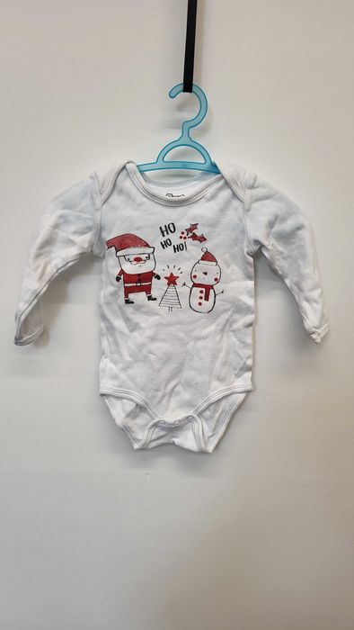 Świąteczne body niemowlęce rozmiar 74