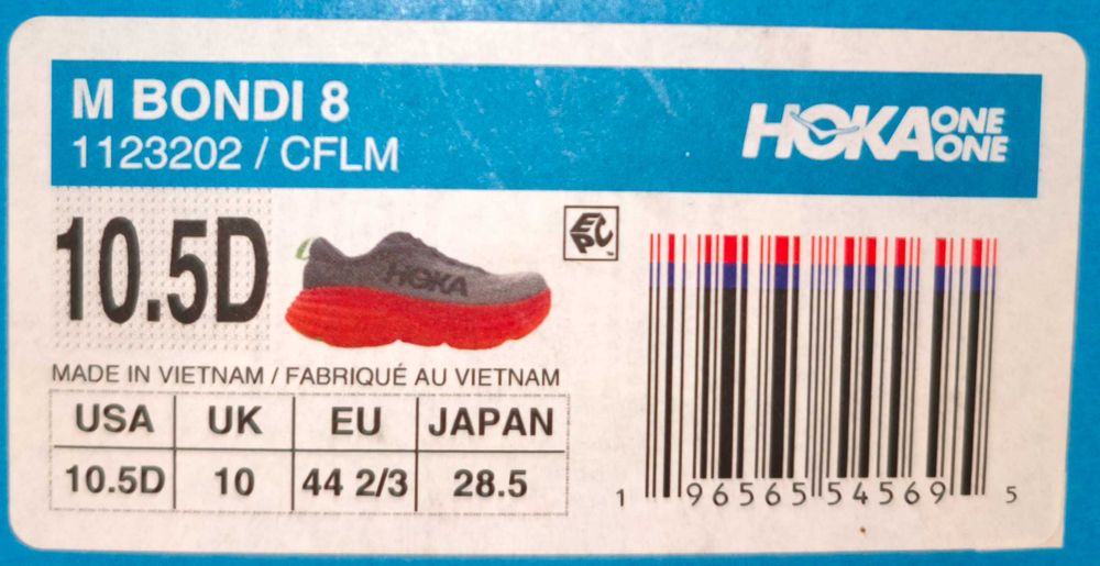 Buty do biegania HOKA Bondi 8 rozm. 44 2/3