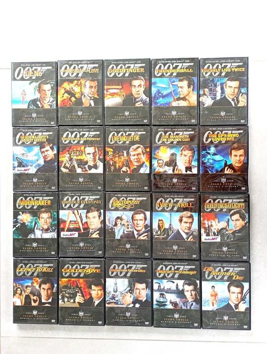 James Bond 007 Kolekcja 40 dvd wydanie specjalne Folia ! Okazja !