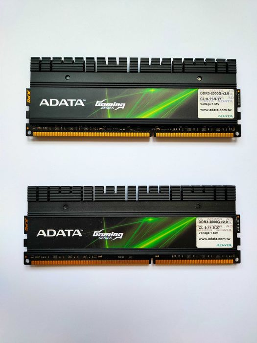 Оперативна пам'ять для ПК ADATA XPG Gaming DDR3 8Gb 2x4Gb 2000MHz Cl9