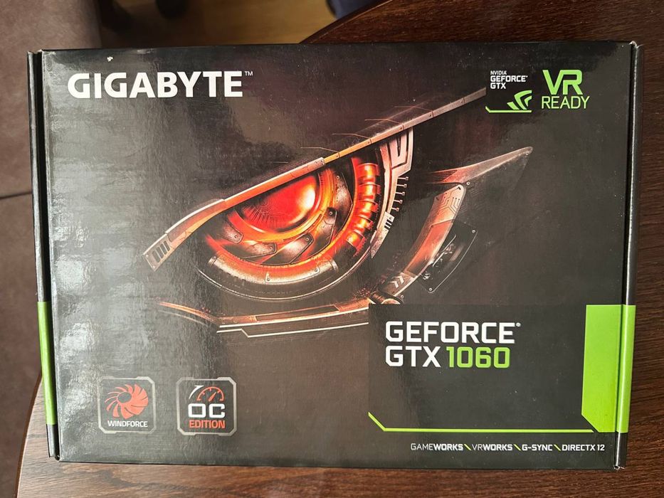 відеокарта Gigabyte GeForce GTX 1060 Windforce OC