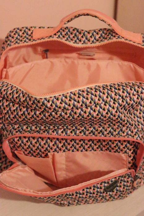 Conjunto da Kipling, mochila + estojo + lancheira térmica