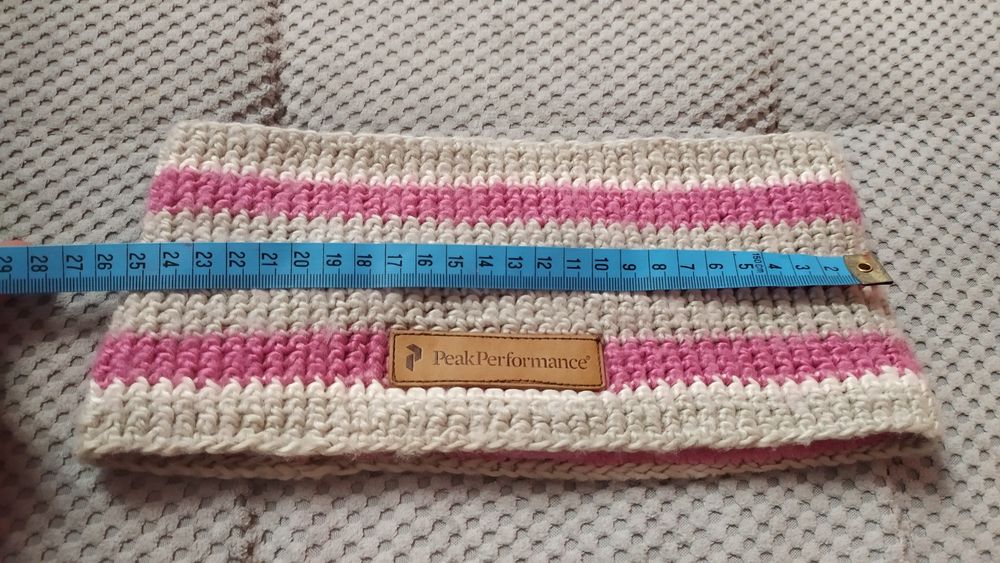 Opaska wełna merino 50% polar w środku rozmiar uni peak performance