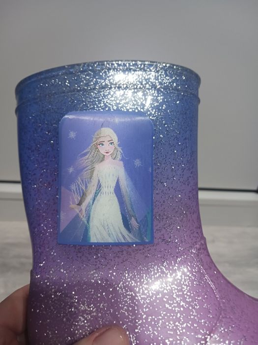 Świecące kalosze Frozen Kraina lodu rozm. 25