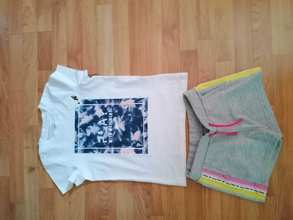 Zestaw 4f dziewczynka 152/158 , spodenki +koszulka nowe