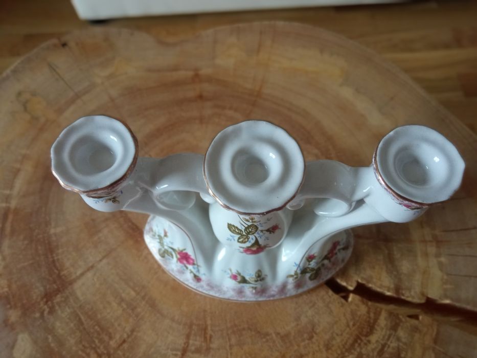 Świecznik, porcelana Chodzież