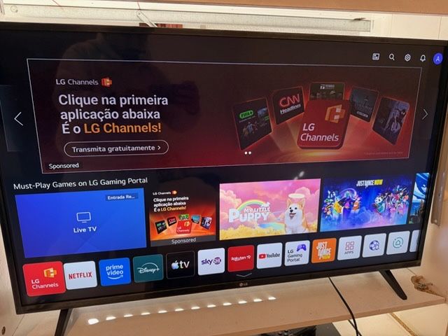 Tv lg 43’ estado muito bom