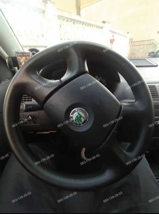 Skoda Octavia Fabia Roomster Оплетка чехол на руль Шкода Октавия Фабия